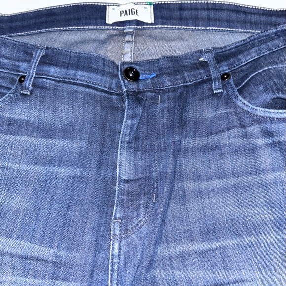 Paige Normandie Straight Men's Jeans 38 X 28 Stingray Dark Blue Fits 42 x 28 - Picture 2 of 10
